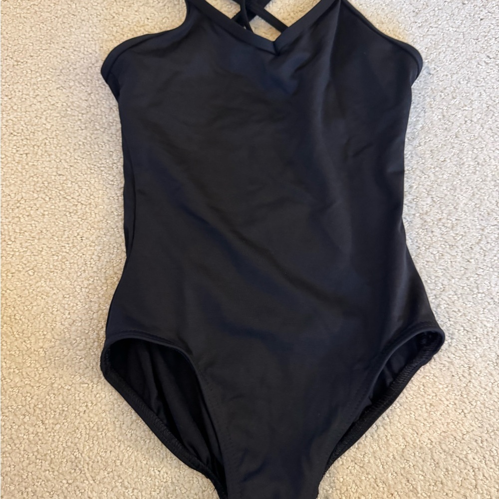 Capezio Black Kids One Piece Bodysuit